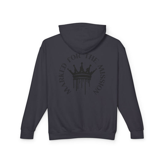 Unisex Lightweight Hooded Sweatshirt - Marked for the Mission